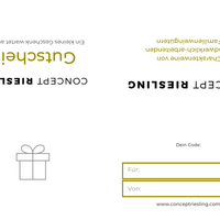 Concept Riesling Gutschein (Webshop & Tastings)