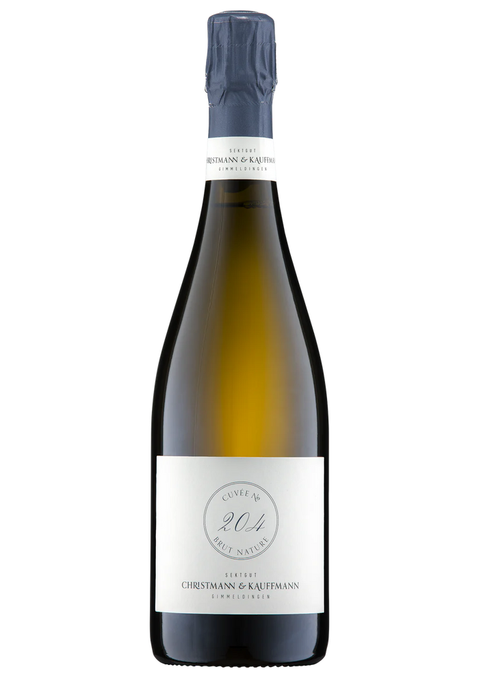 Christmann & Kauffmann Cuvée No.204 Sekt 2021 brut nature Schaumwein aus Pfalz Deutschland