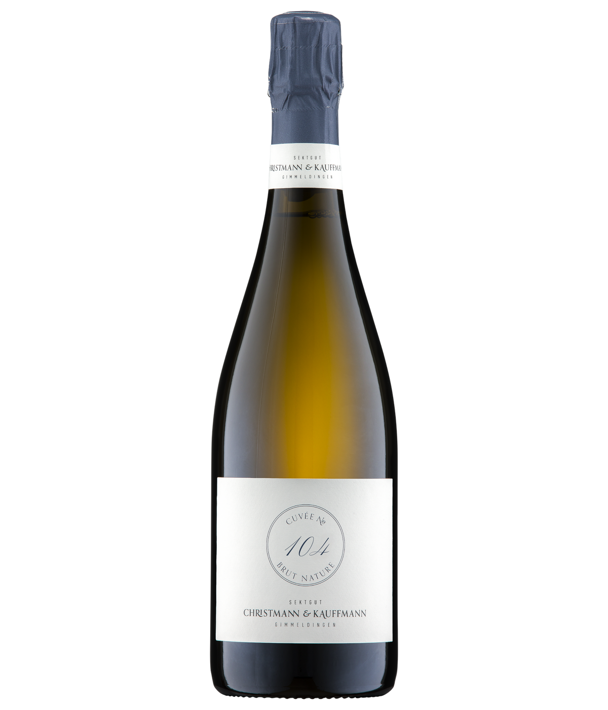 Christmann & Kauffmann Cuvée No.104 Sekt 2021 brut nature Schaumwein aus Pfalz Deutschland