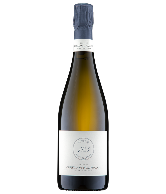 Christmann & Kauffmann Cuvée No.104 Sekt 2021 brut nature Schaumwein aus Pfalz Deutschland