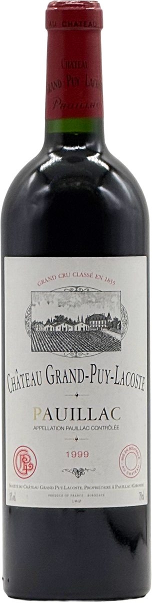 Chateau Grand Puy Lacoste Chateau Grand Puy Lacoste 1999 Wein aus Bordeaux Frankreich