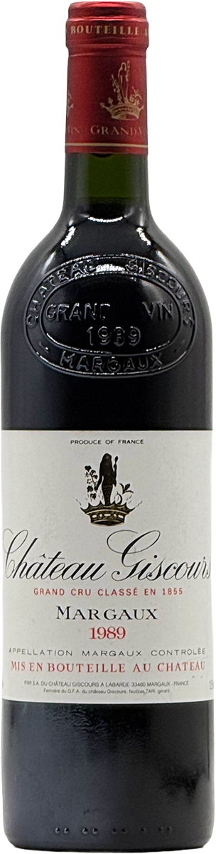 Chateau Giscours Chateau Giscours 1989 Wein aus Bordeaux Frankreich