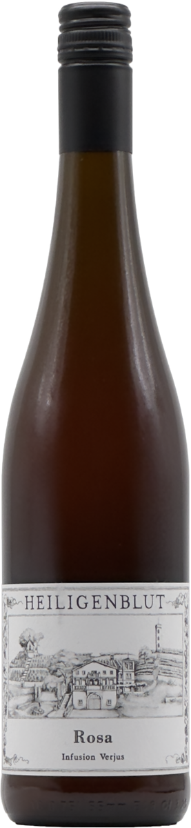 Heiligenblut Infusion Verjus Rosa 2025 Wein aus Rheinhessen Deutschland