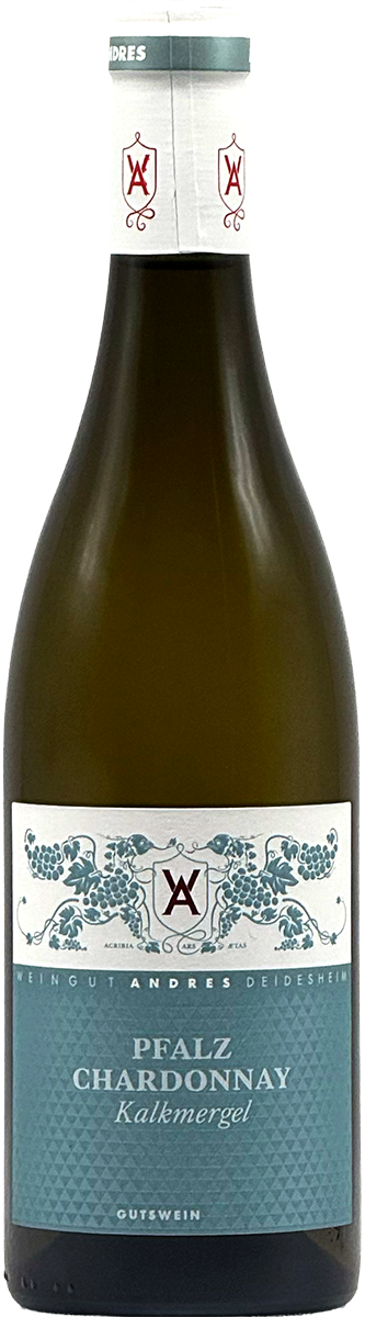 Weingut Andres Kalkmergel Chardonnay 2025 Weißwein aus Pfalz Deutschland