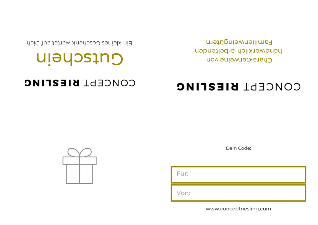 Concept Riesling Gutschein (Webshop & Tastings)