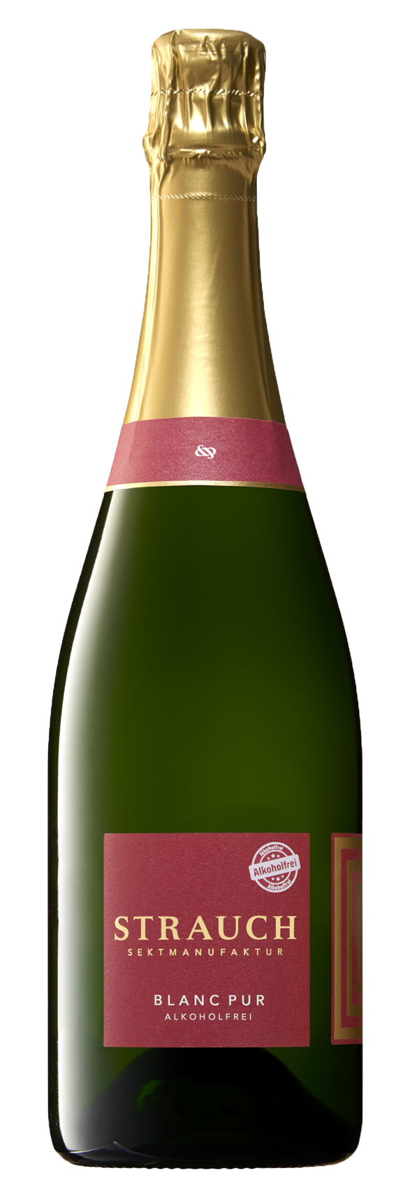 Strauch Blanc Pur Sekt alkoholfrei Schaumwein aus Rheinhessen Deutschland