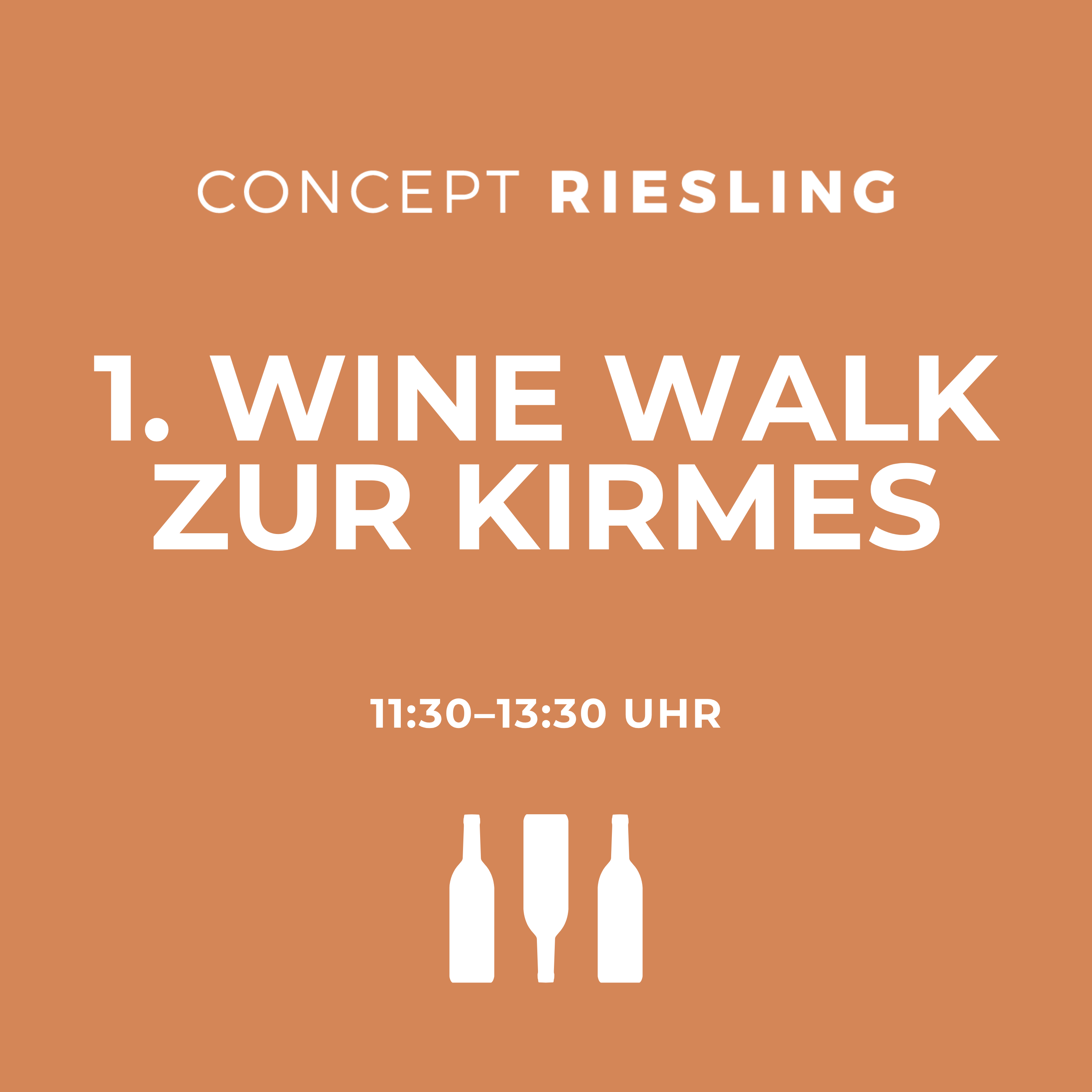 WINE WALK zur Kirmes (1. WALK I 26.7.2026) mit BOLLINGER & TAITTINGER