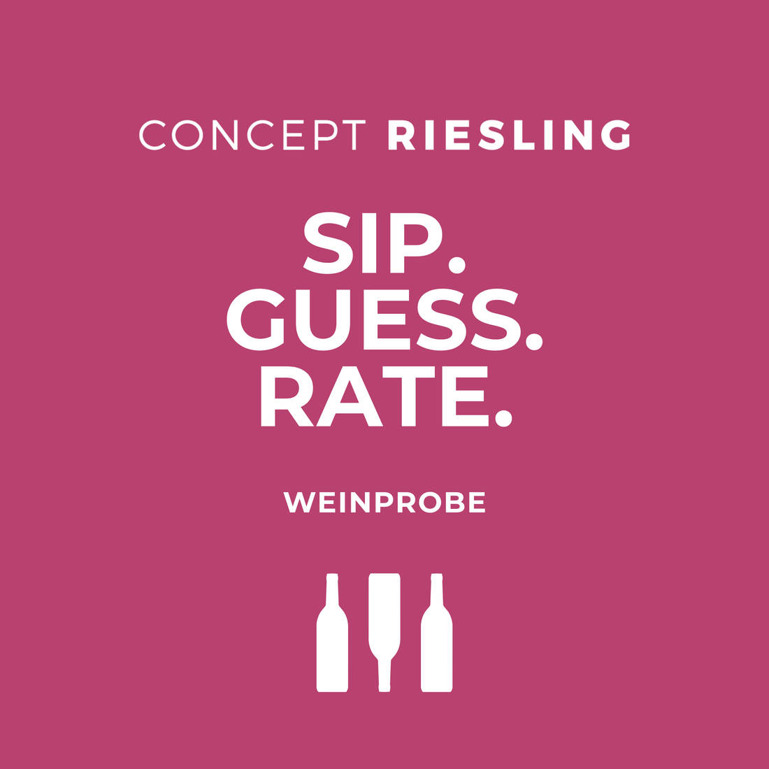 Sip. Guess. Rate. Tasting (25. März 2026)