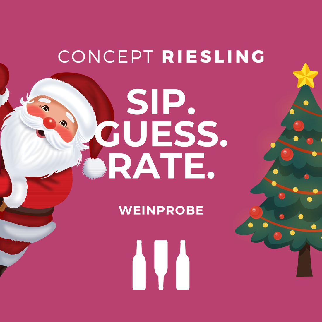 SIP. GUESS. RATE. Christmas Edition (16. Dezember 2026)